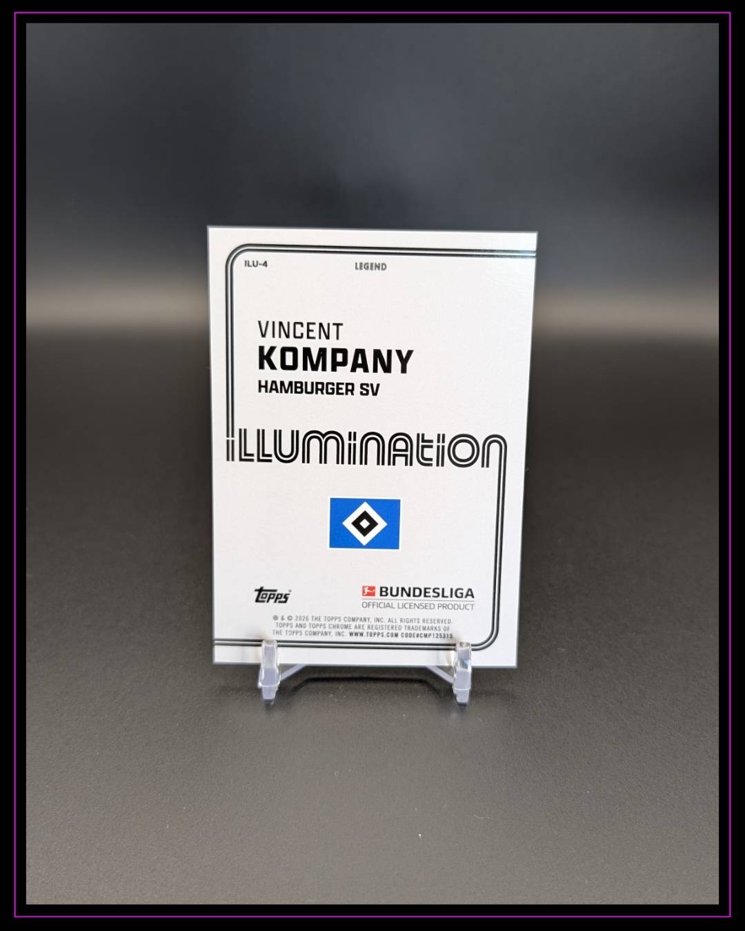 2025-26 Topps Chrome Bundesliga #ILU-4 Vincent Kompany Illumination