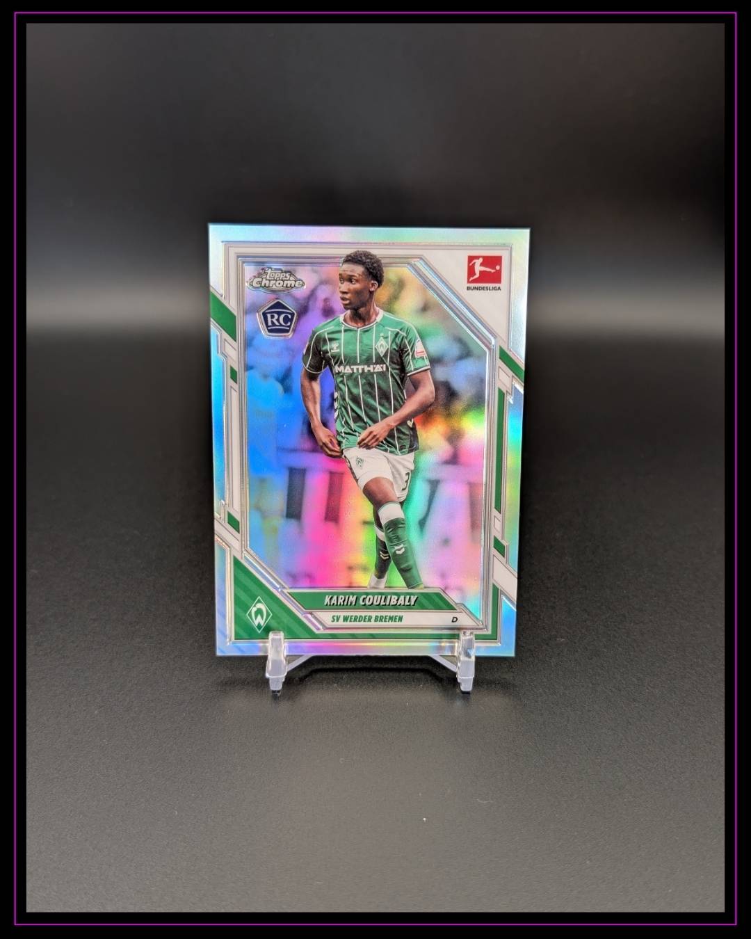 2025-26 Topps Chrome Bundesliga #13 Karim Coulibaly Refractor RC