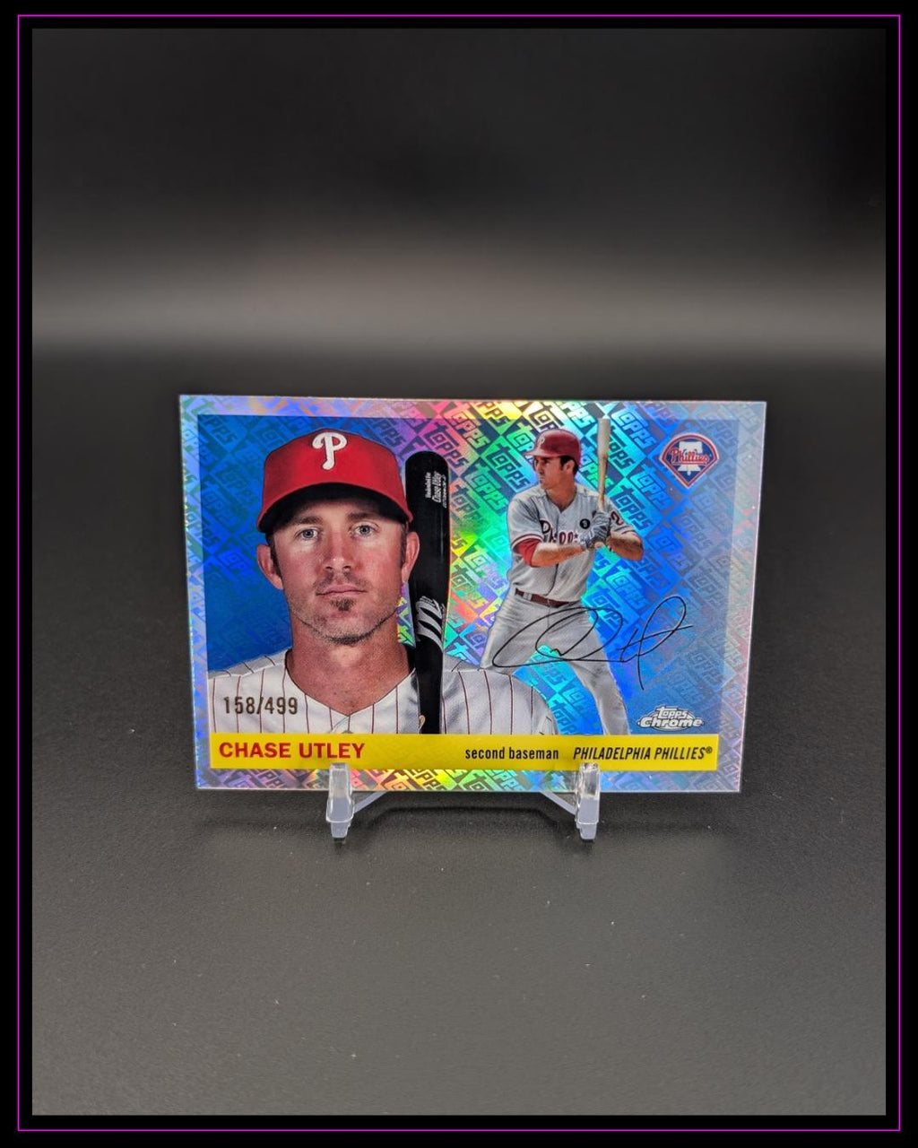 2025 Topps Chrome Platinum #479 Chase Utley Topps Refractors #/499