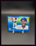 2025 Topps Chrome Platinum #340 Ernie Banks Blue Prism Refractors