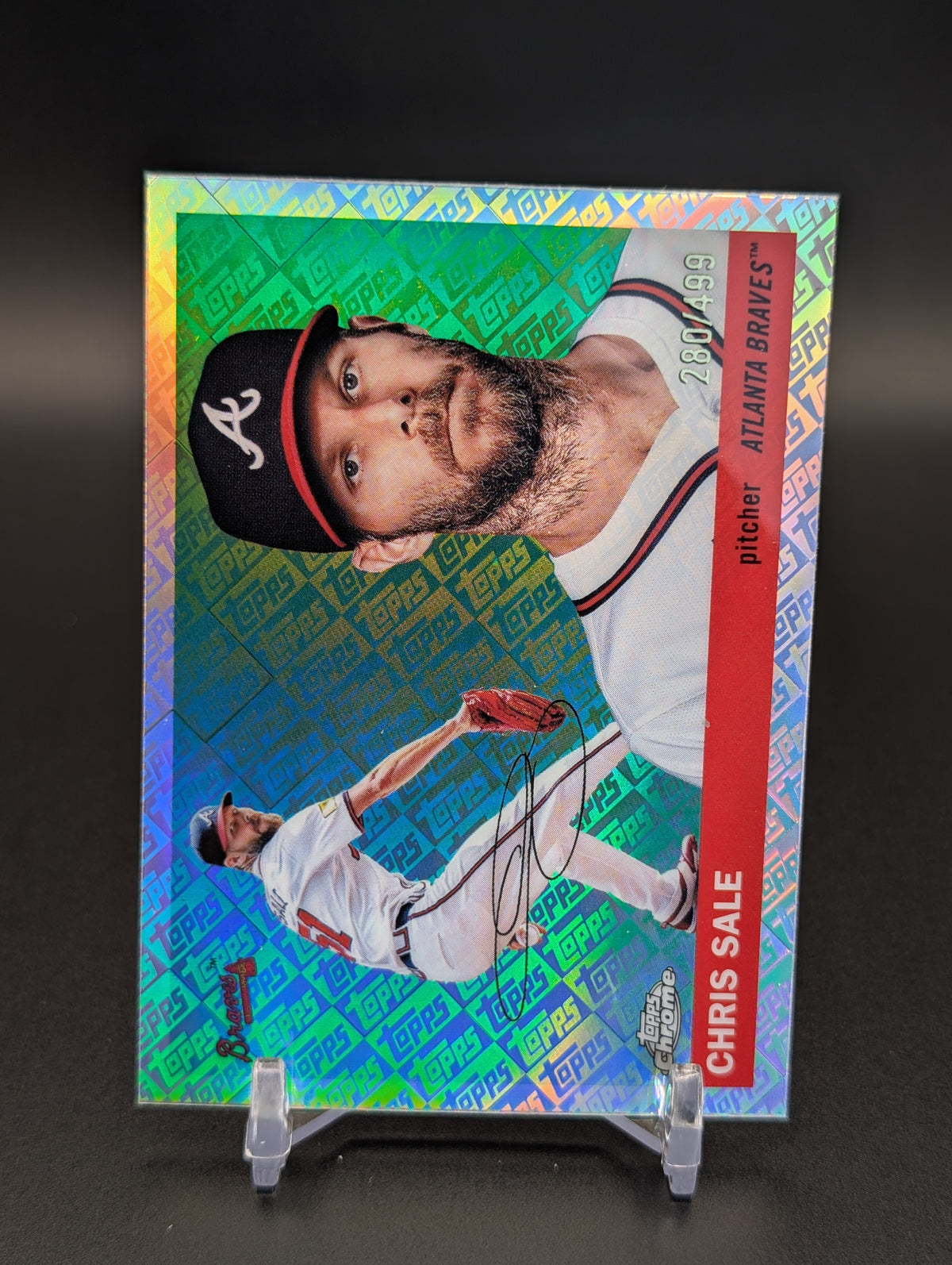 2025 Topps Chrome Platinum #49 Chris Sale Topps Refractors #/499