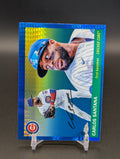 2025 Topps Chrome Platinum #93 Carlos Santana Blue Prism Refractors