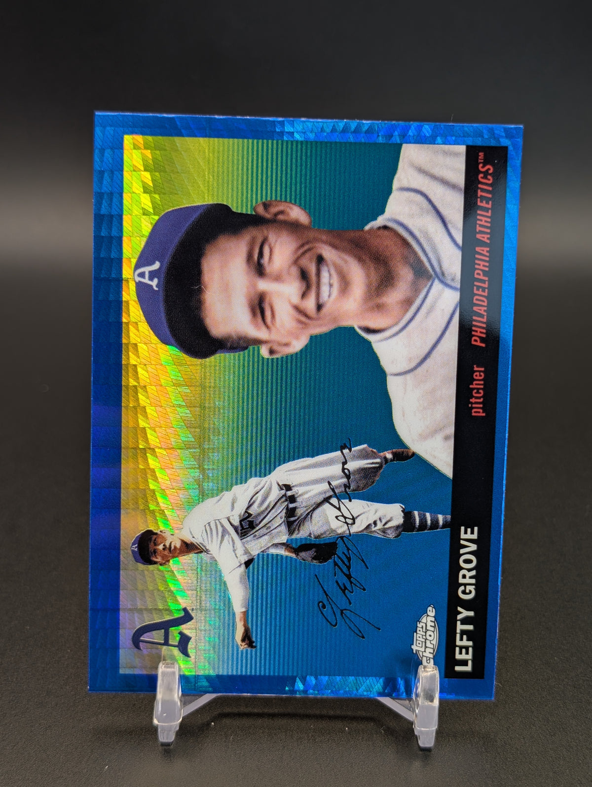 2025 Topps Chrome Platinum #342 Lefty Grove Blue Prism Refractors
