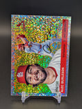 2025 Topps Chrome Platinum #173 Alec Burleson Speckle Refractors #/150