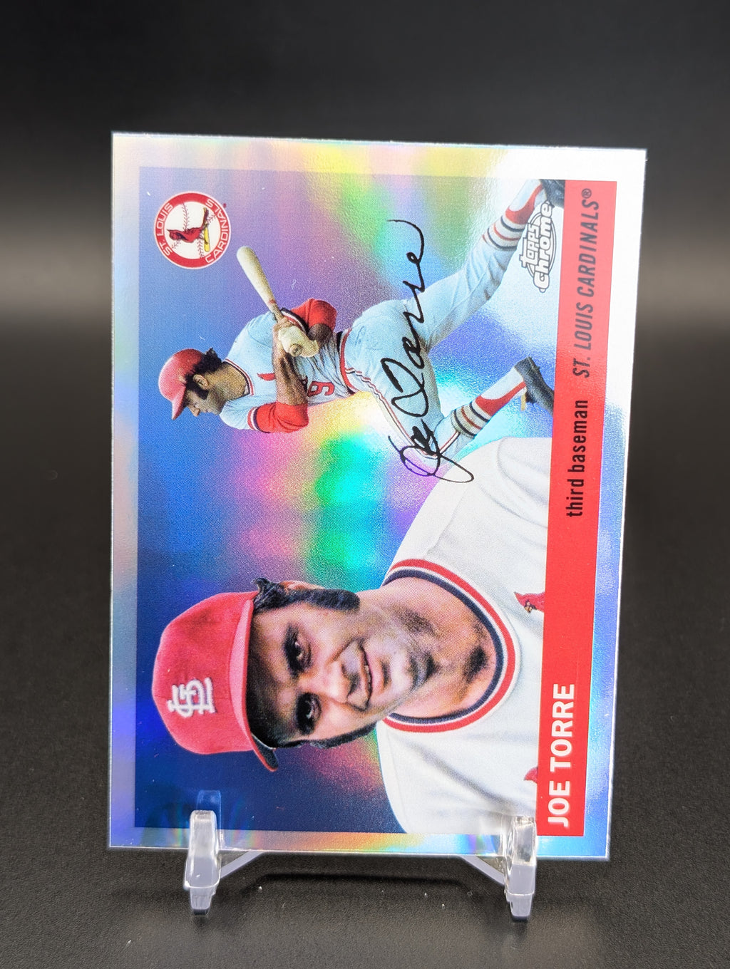 2025 Topps Chrome Platinum #410 Joe Torre Gold Refractors #/50