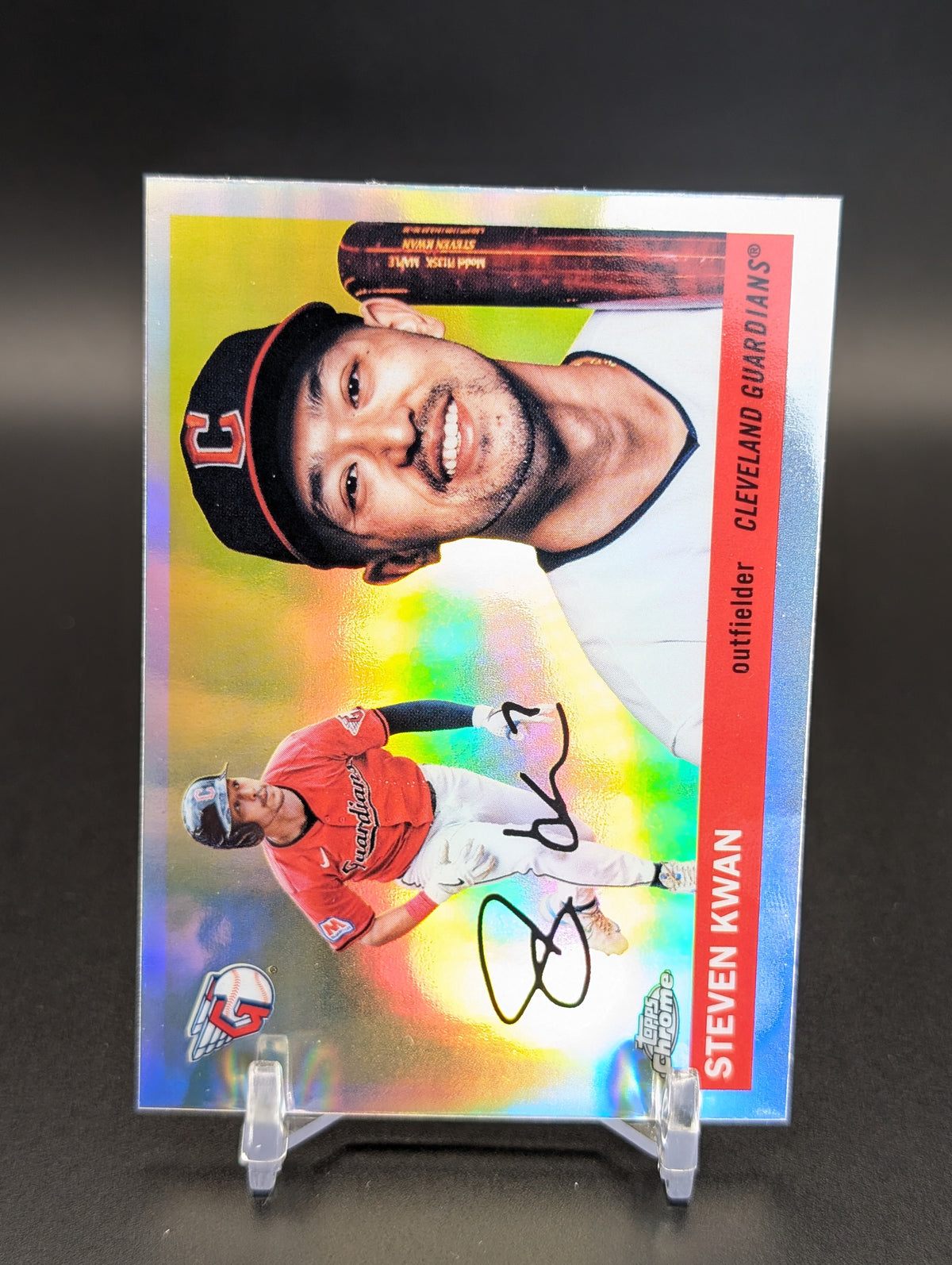 2025 Topps Chrome Platinum #81 Steven Kwan Refractors
