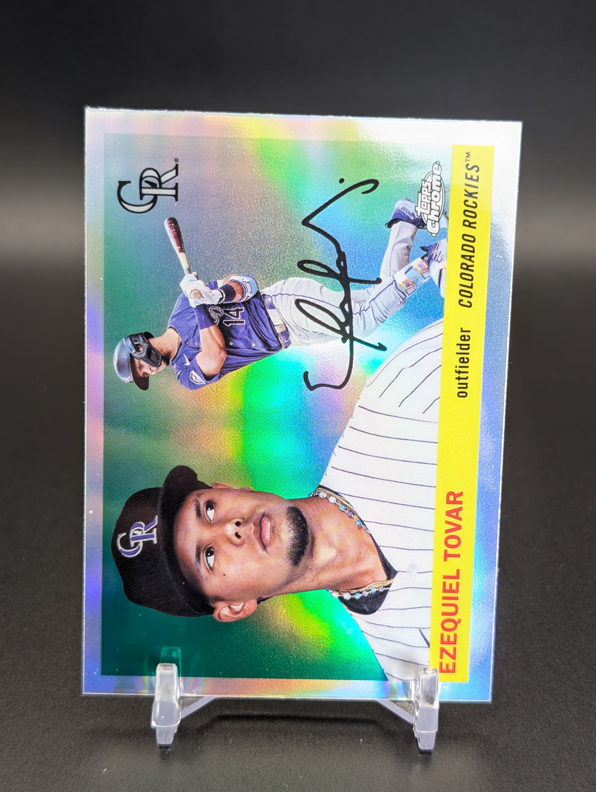 2025 Topps Chrome Platinum #95 Ezequiel Tovar Refractors