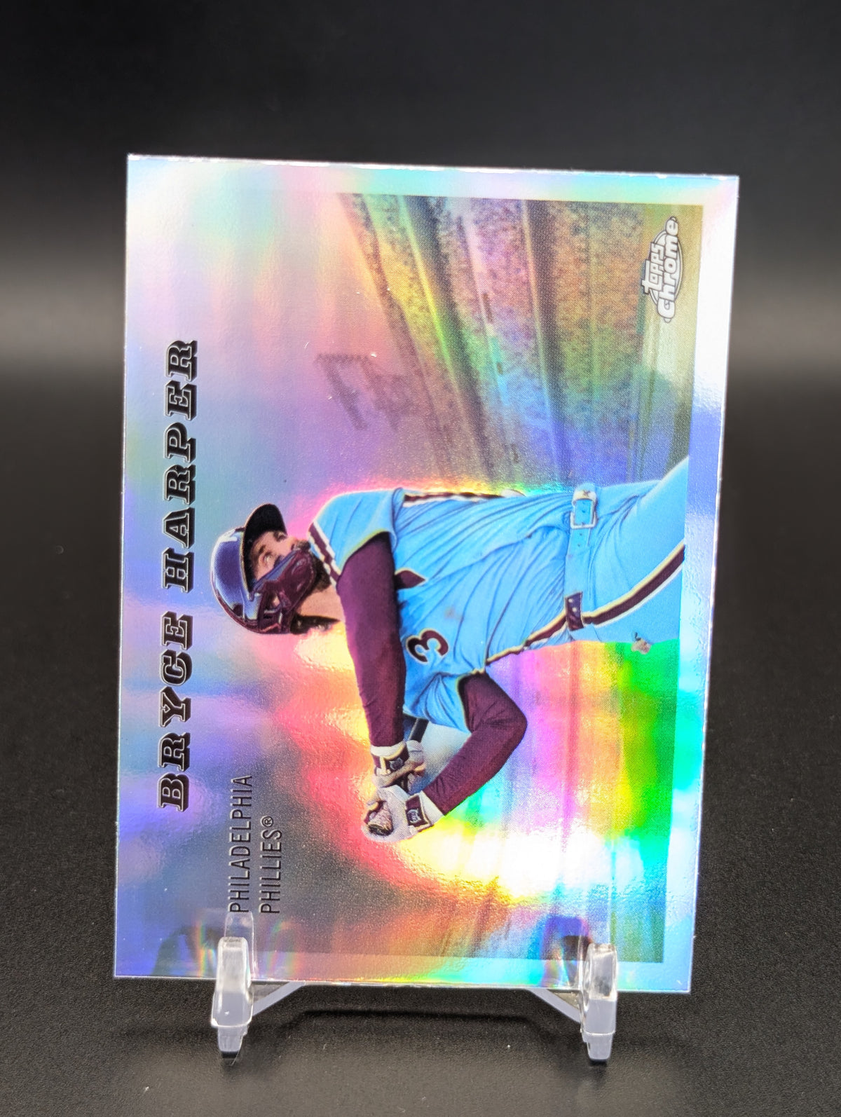 2025 Topps Chrome Platinum #55RS-20 Bryce Harper 1955 Topps Rails and Sails