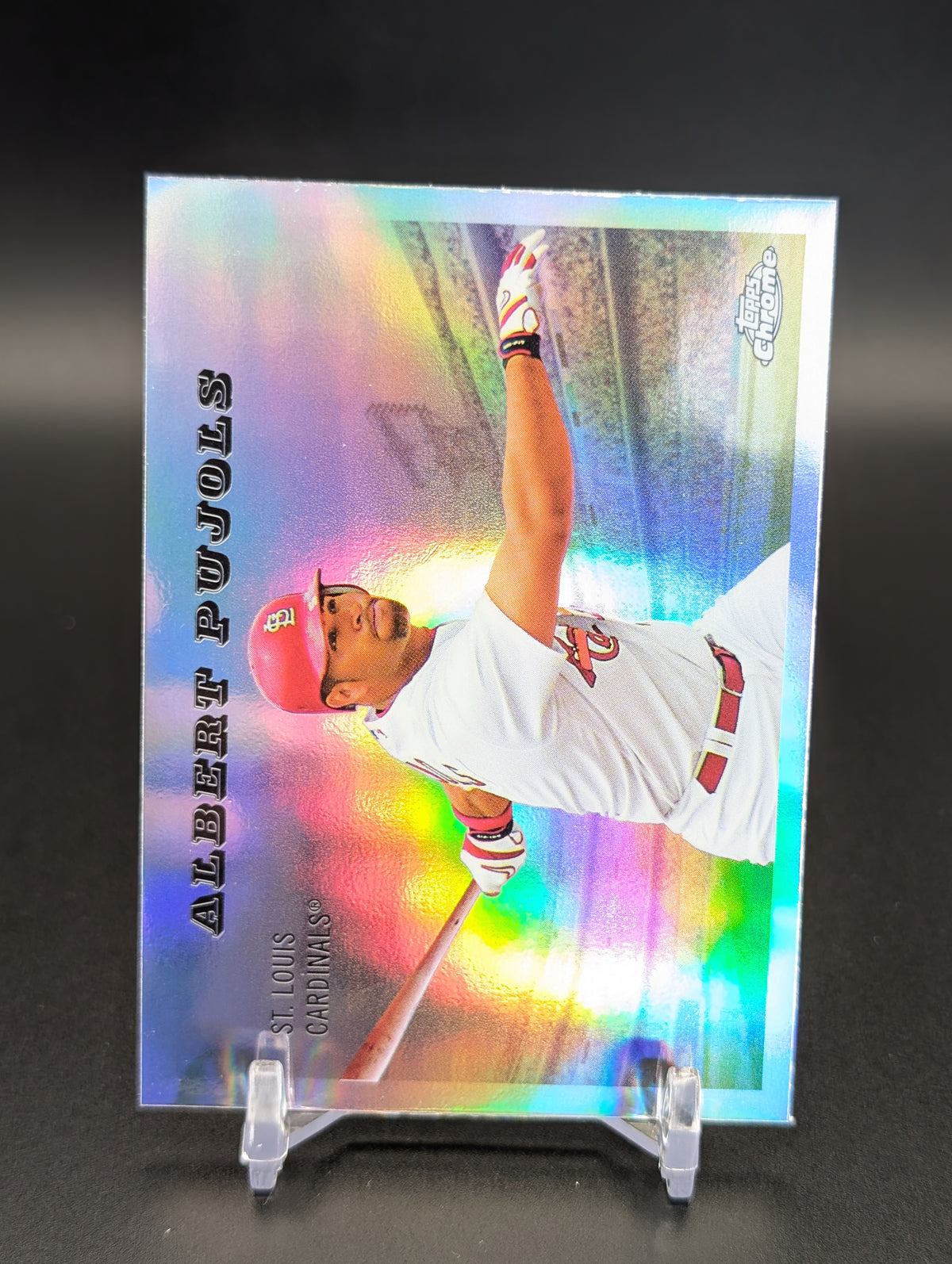 2025 Topps Chrome Platinum #55RS-4 Albert Pujols 1955 Topps Rails and Sails