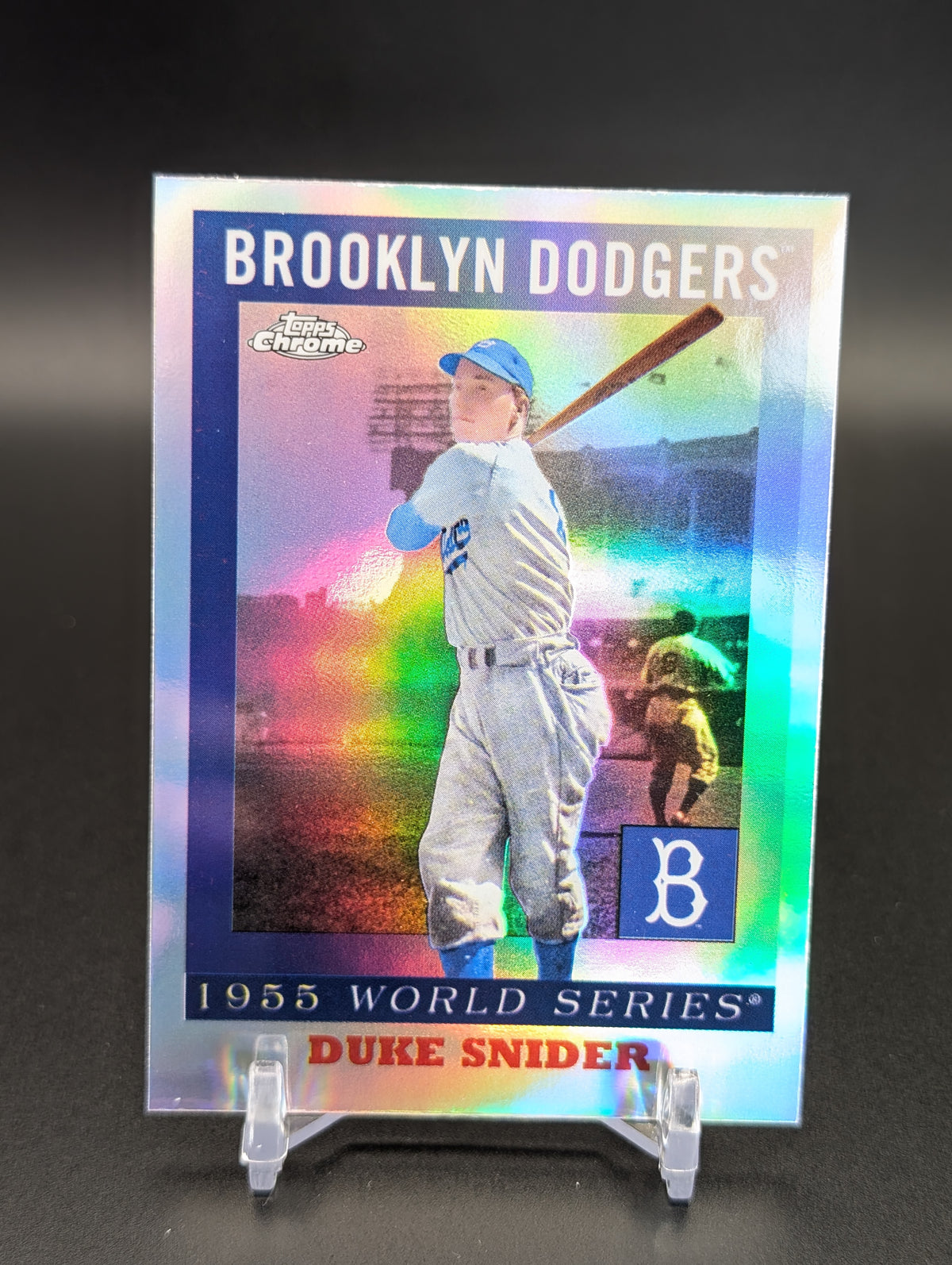 2025 Topps Chrome Platinum #55WS-4 Duke Snider 1955 World Series