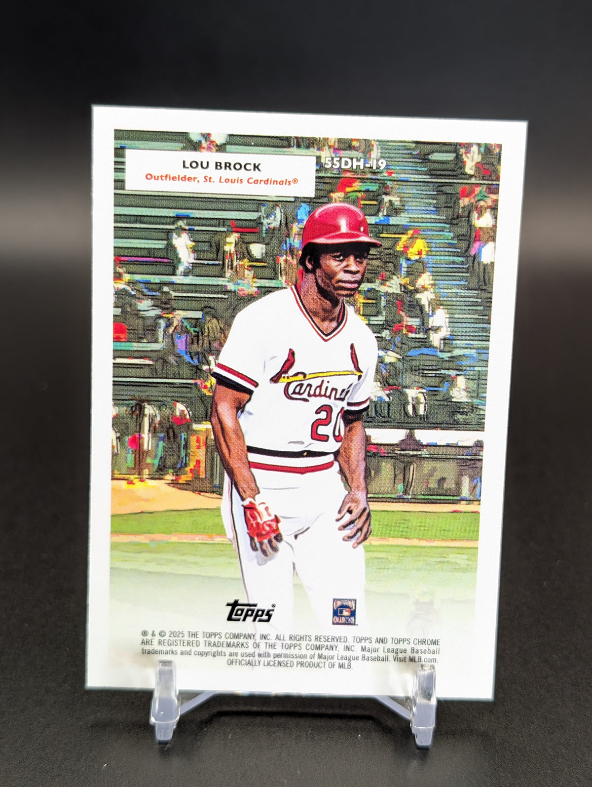 2025 Topps Chrome Platinum #55DH-19 Brock Gibson 1955 Doubleheaders