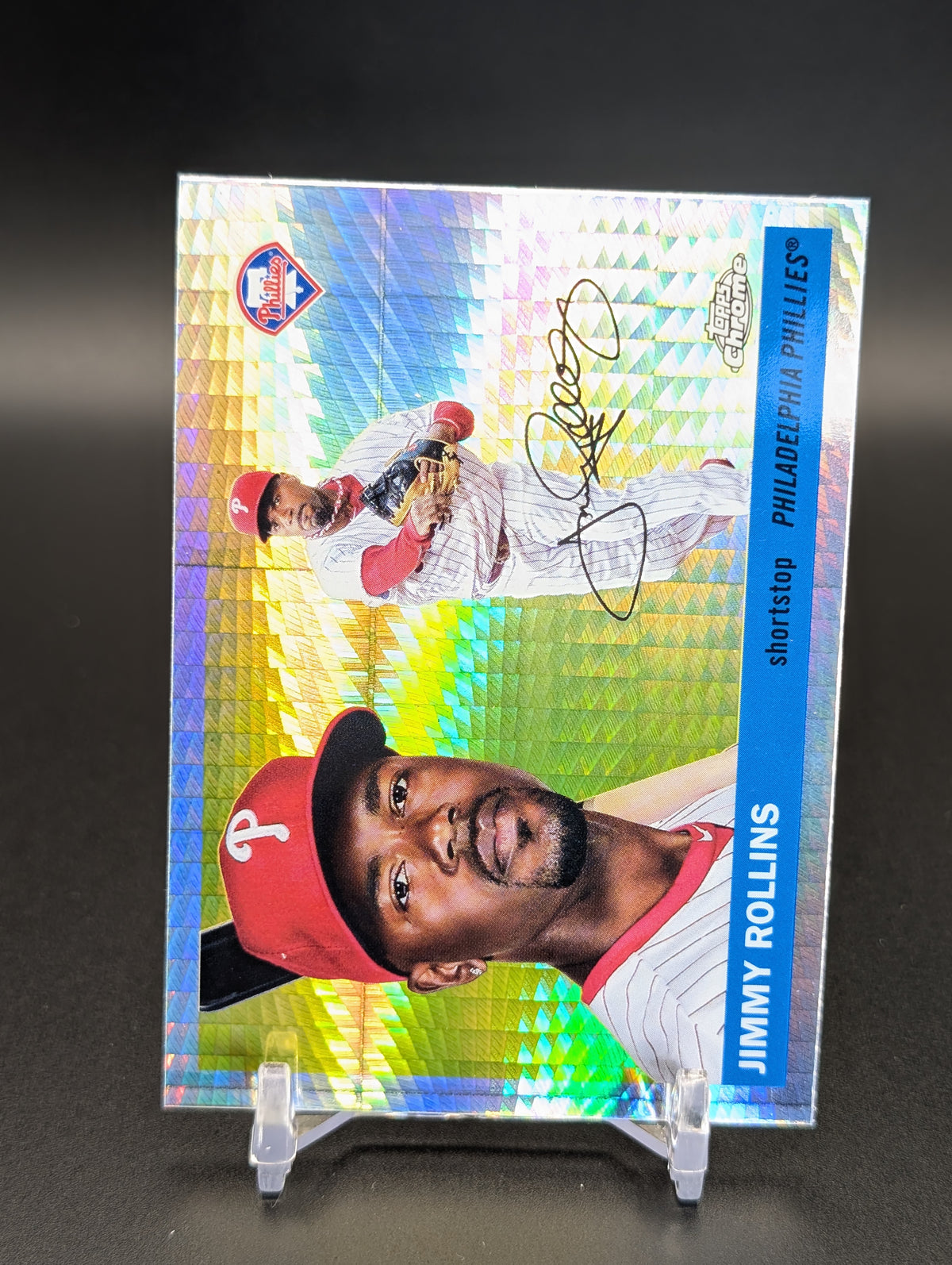 2025 Topps Chrome Platinum #423 Jimmy Rollins Prism Refractors