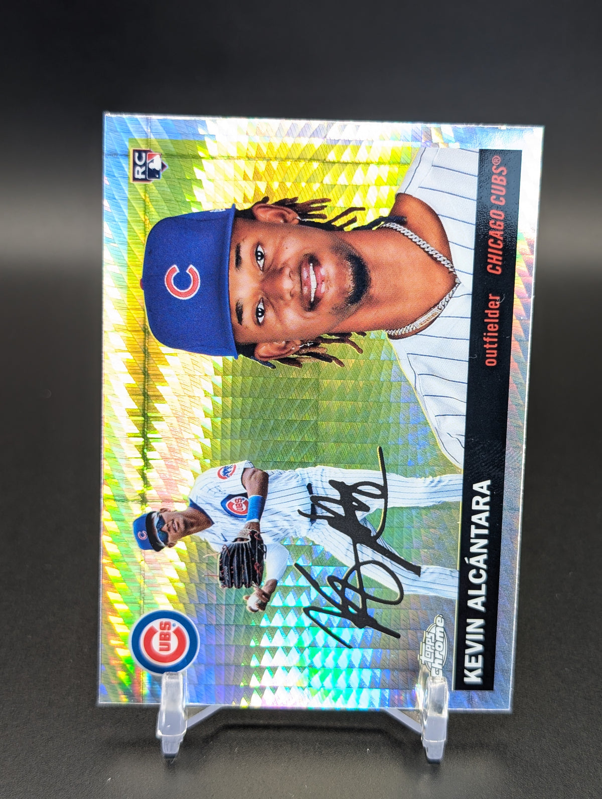 2025 Topps Chrome Platinum #287 Kevin Alcántara Prism Refractors