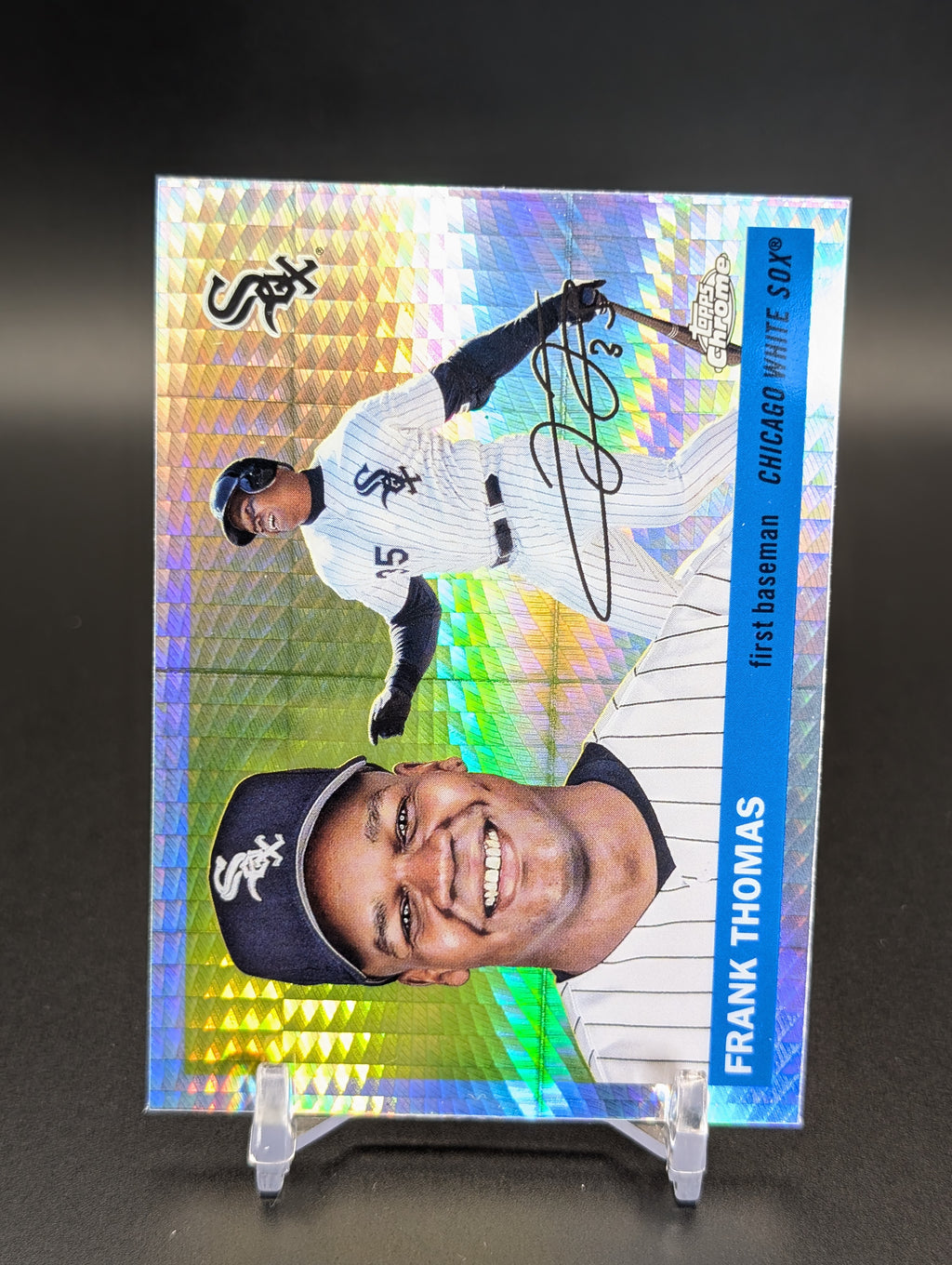 2025 Topps Chrome Platinum #449 Frank Thomas Prism Refractors