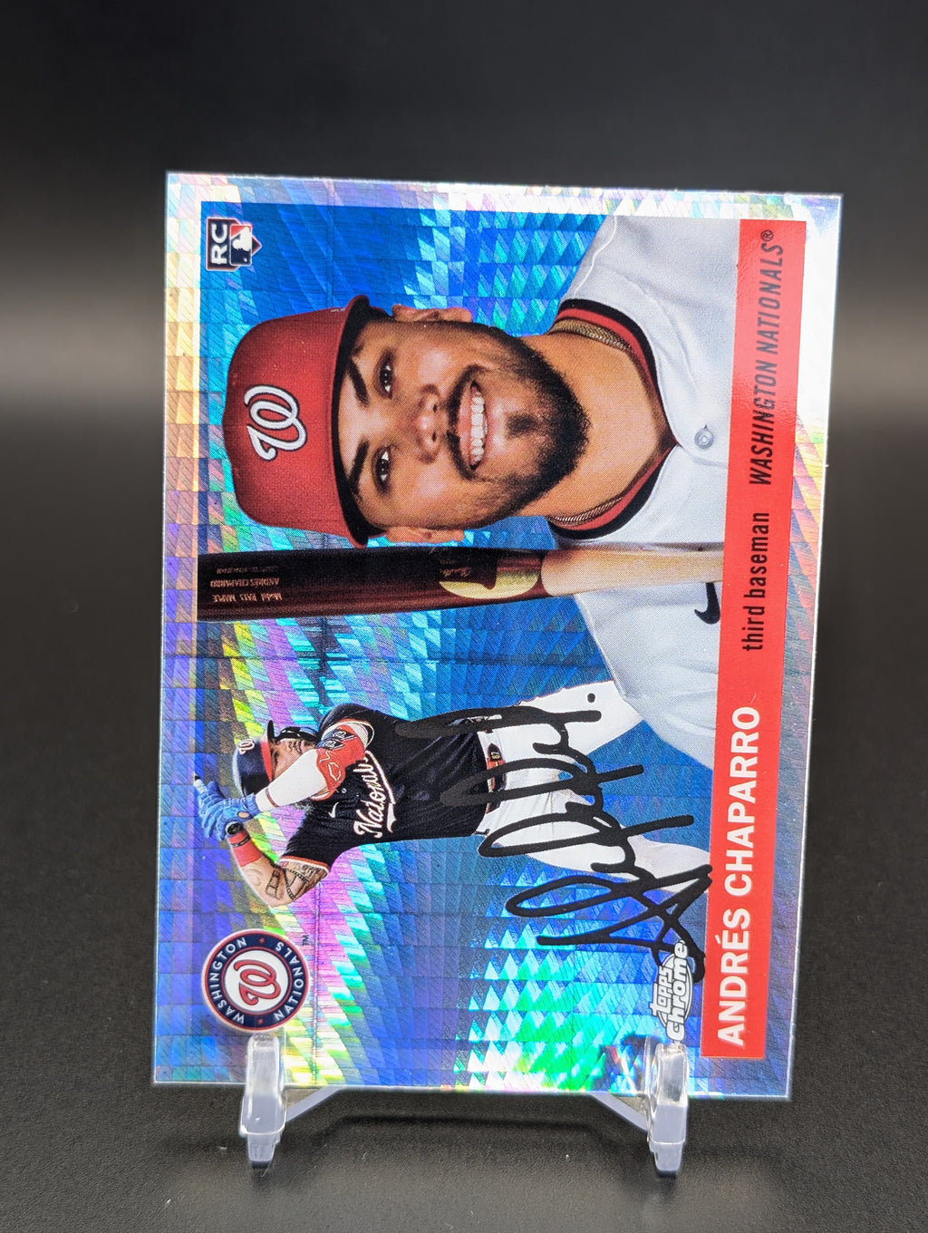 2025 Topps Chrome Platinum #266 Andrés Chaparro Prism Refractors
