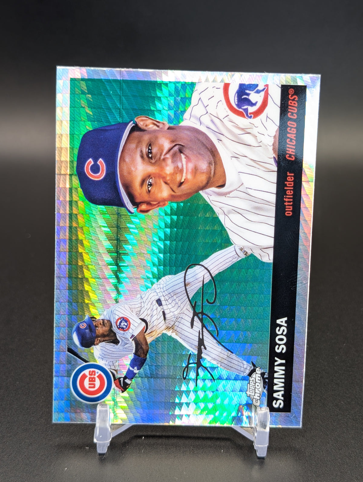 2025 Topps Chrome Platinum #396 Sammy Sosa Prism Refractors