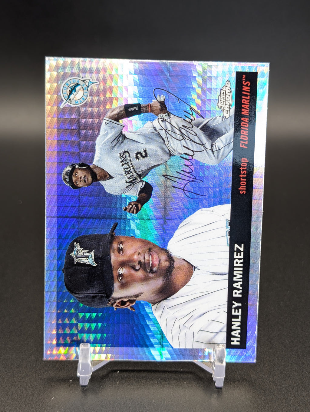 2025 Topps Chrome Platinum #497 Hanley Ramirez Prism Refractors