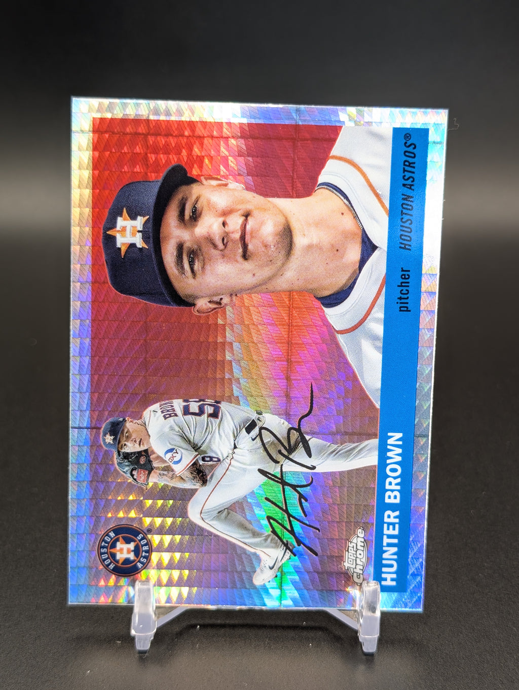 2025 Topps Chrome Platinum #184 Hunter Brown Prism Refractors