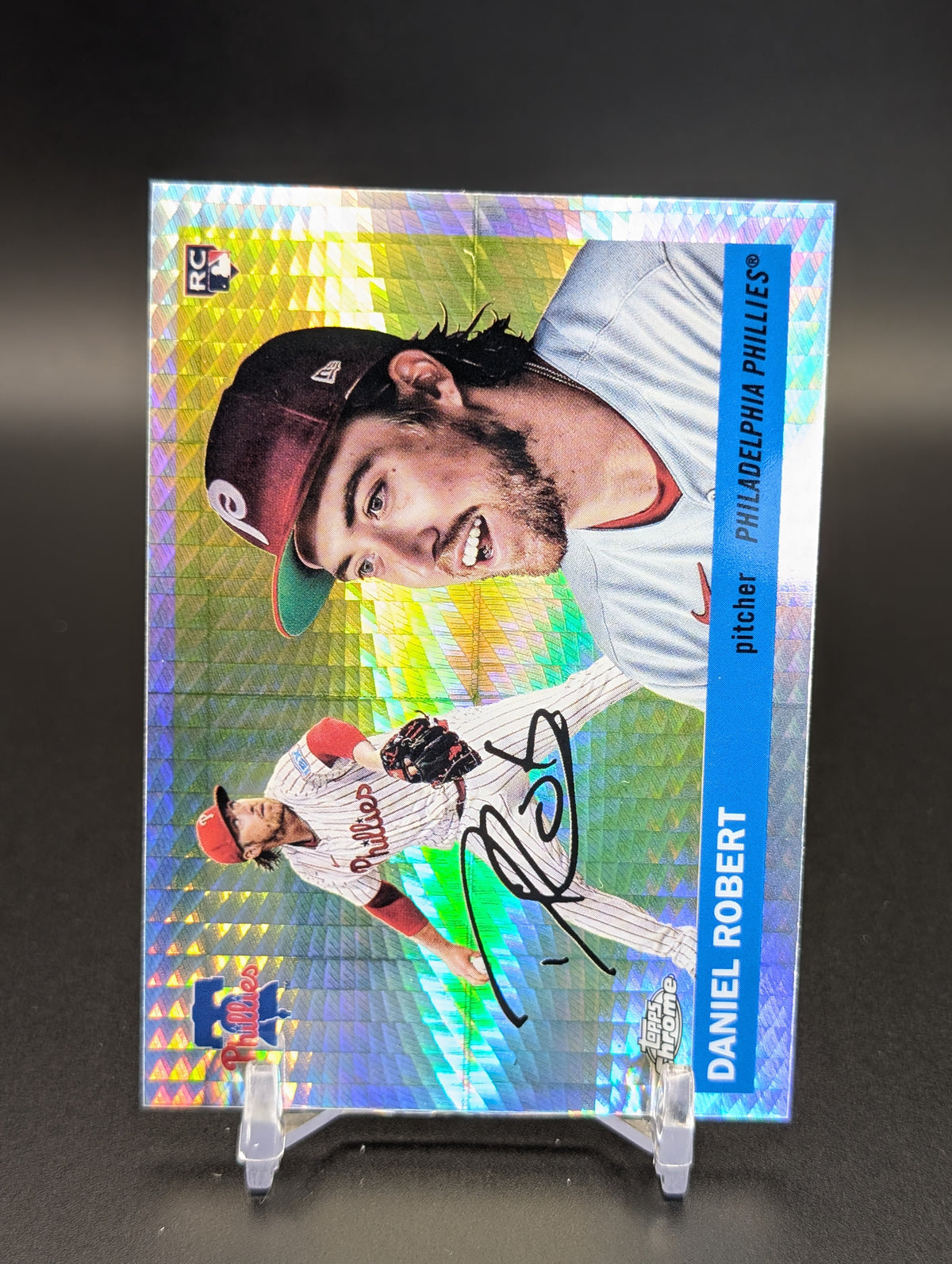 2025 Topps Chrome Platinum #250 Daniel Robert Prism Refractors