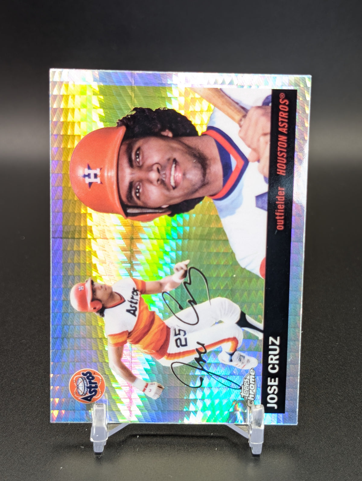 2025 Topps Chrome Platinum #459 Jose Cruz Prism Refractors