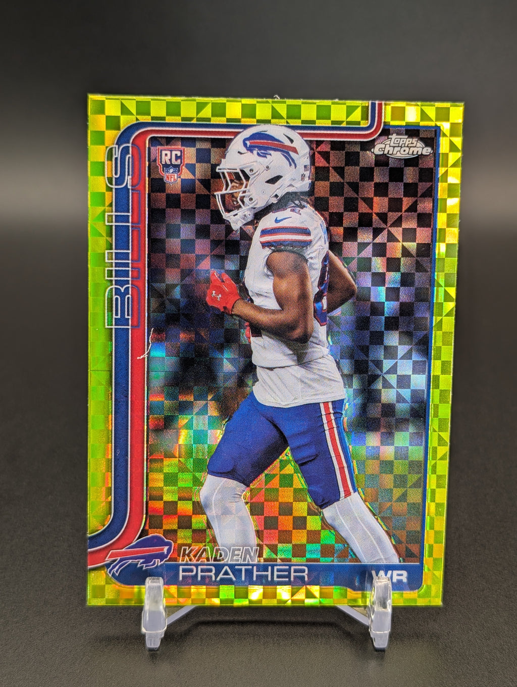 2025 Topps Chrome #394 Kaden Prather Lime Green X-Fractor