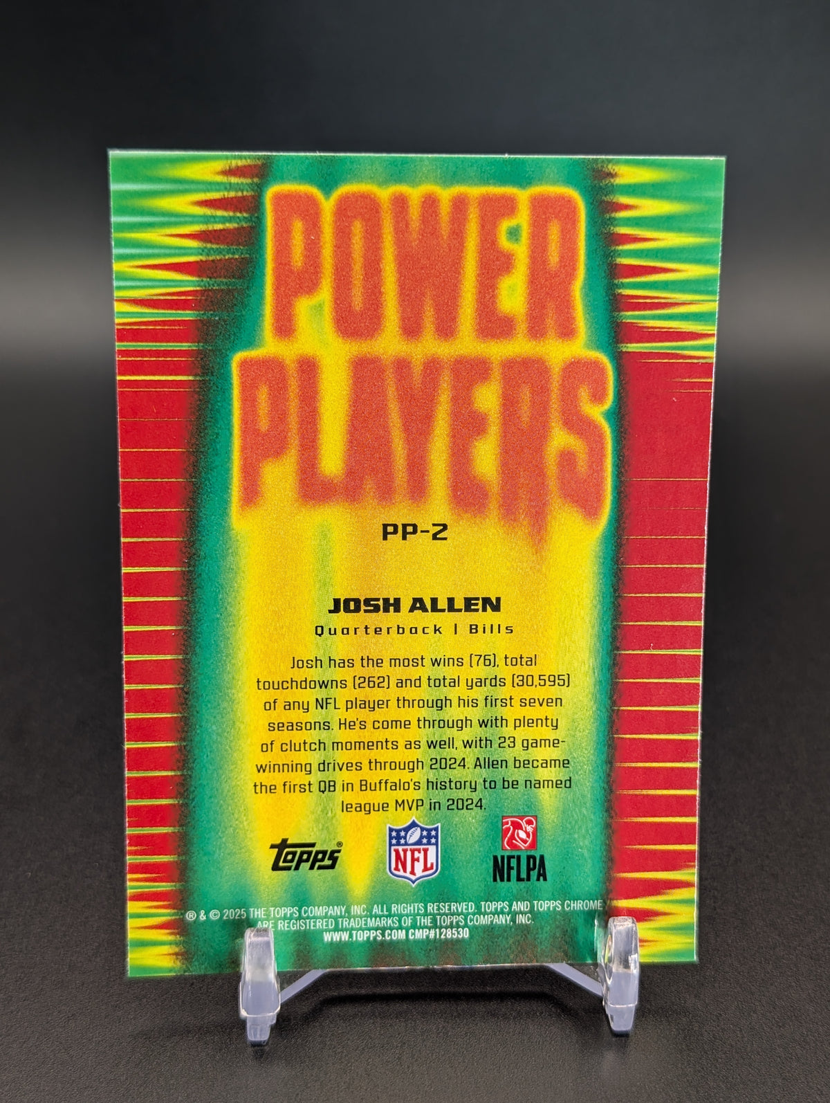 2025 Topps Chrome #PP-2 Josh Allen Power Players
