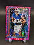 2025 Topps Chrome #37 Dalton Kincaid Hot Pink X-Fractor