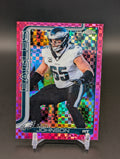 2025 Topps Chrome #246 Lane Johnson Hot Pink X-Fractor