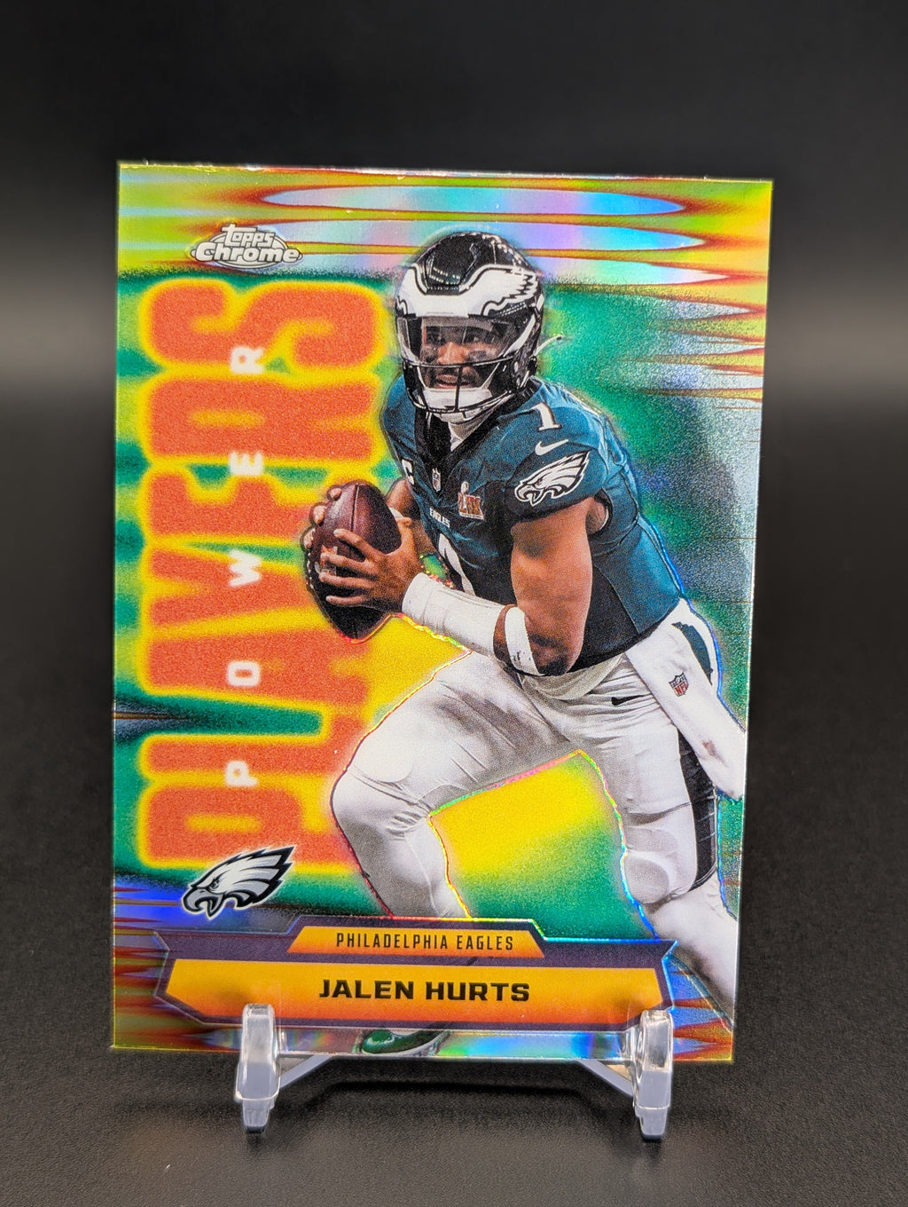 2025 Topps Chrome #PP-4 Jalen Hurts Power Players Refractor