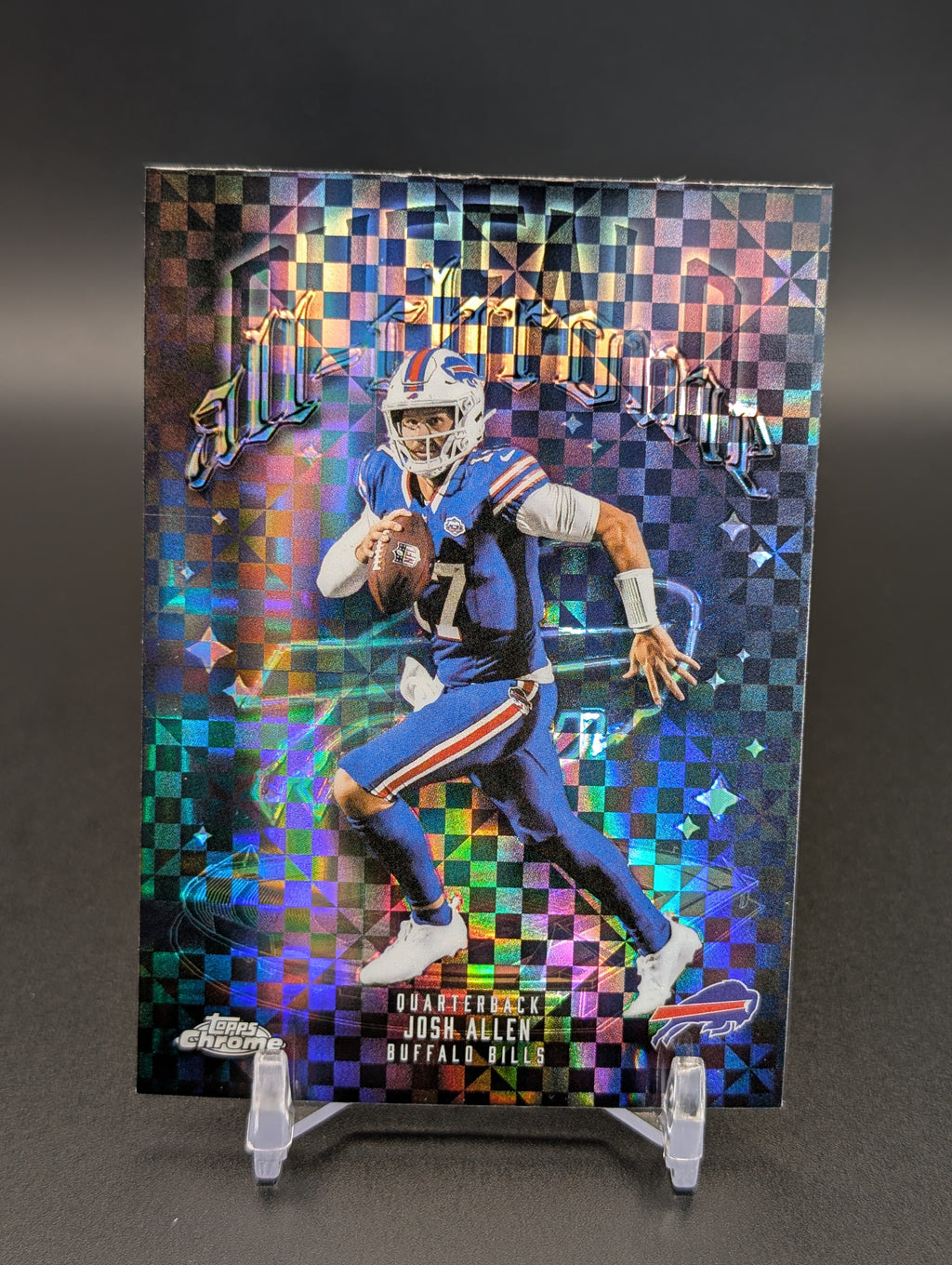 2025 Topps Chrome #ACT-2 Josh Allen All-Chrome Team X-Fractor