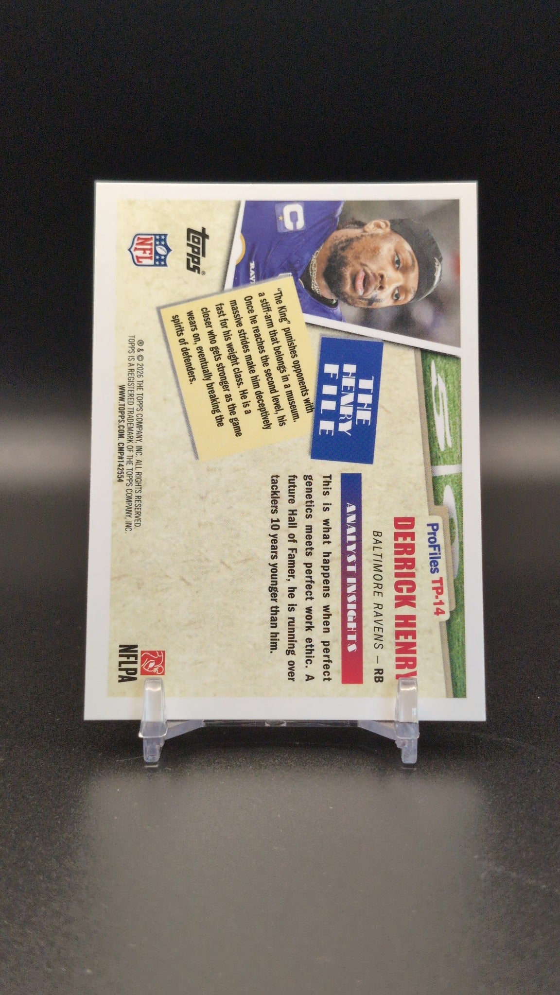 2026 Topps Flagship #TP-14 Derrick Henry Topps Profiles