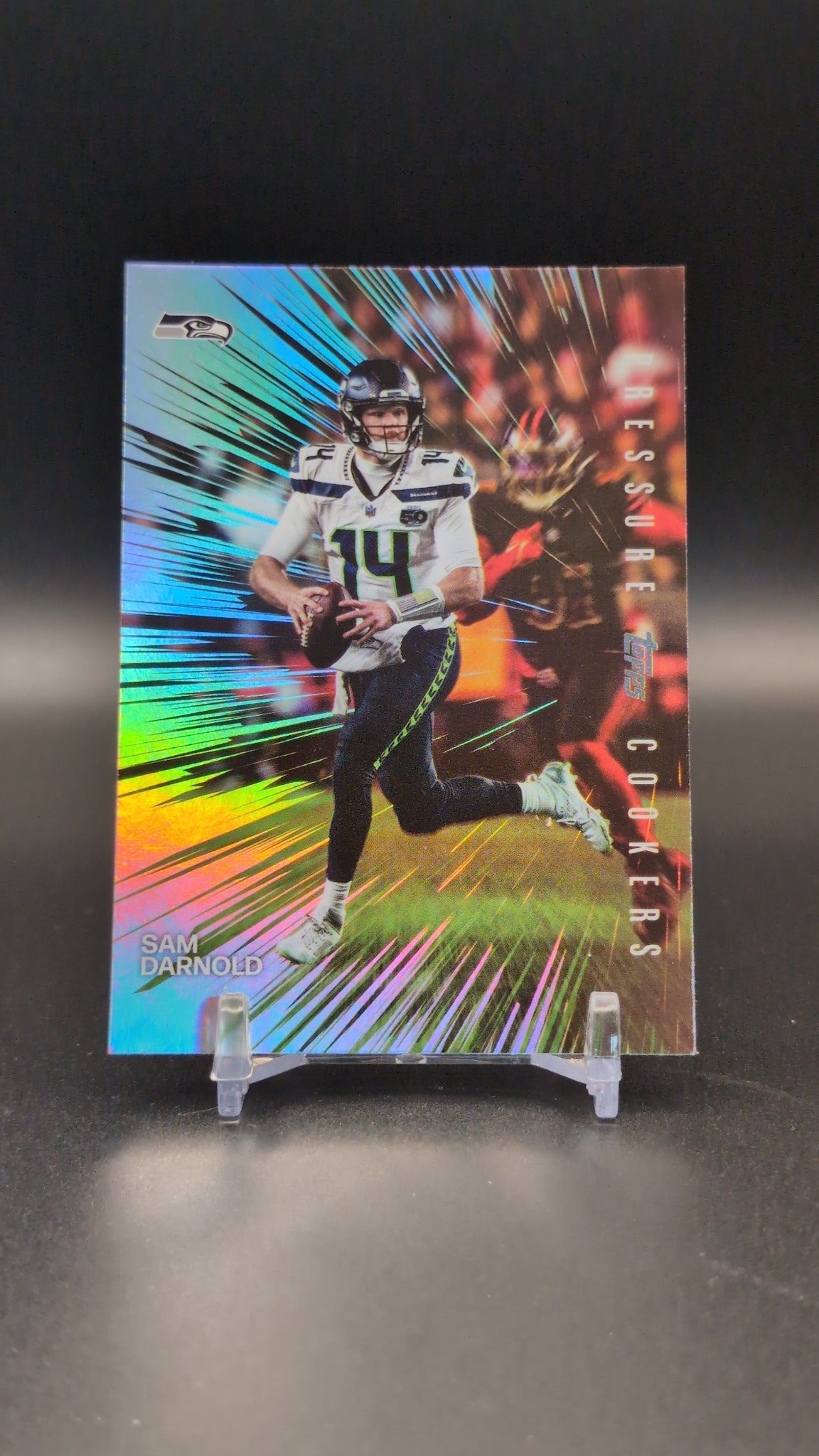 2026 Topps Flagship #PC-24 Sam Darnold Pressure Cookers