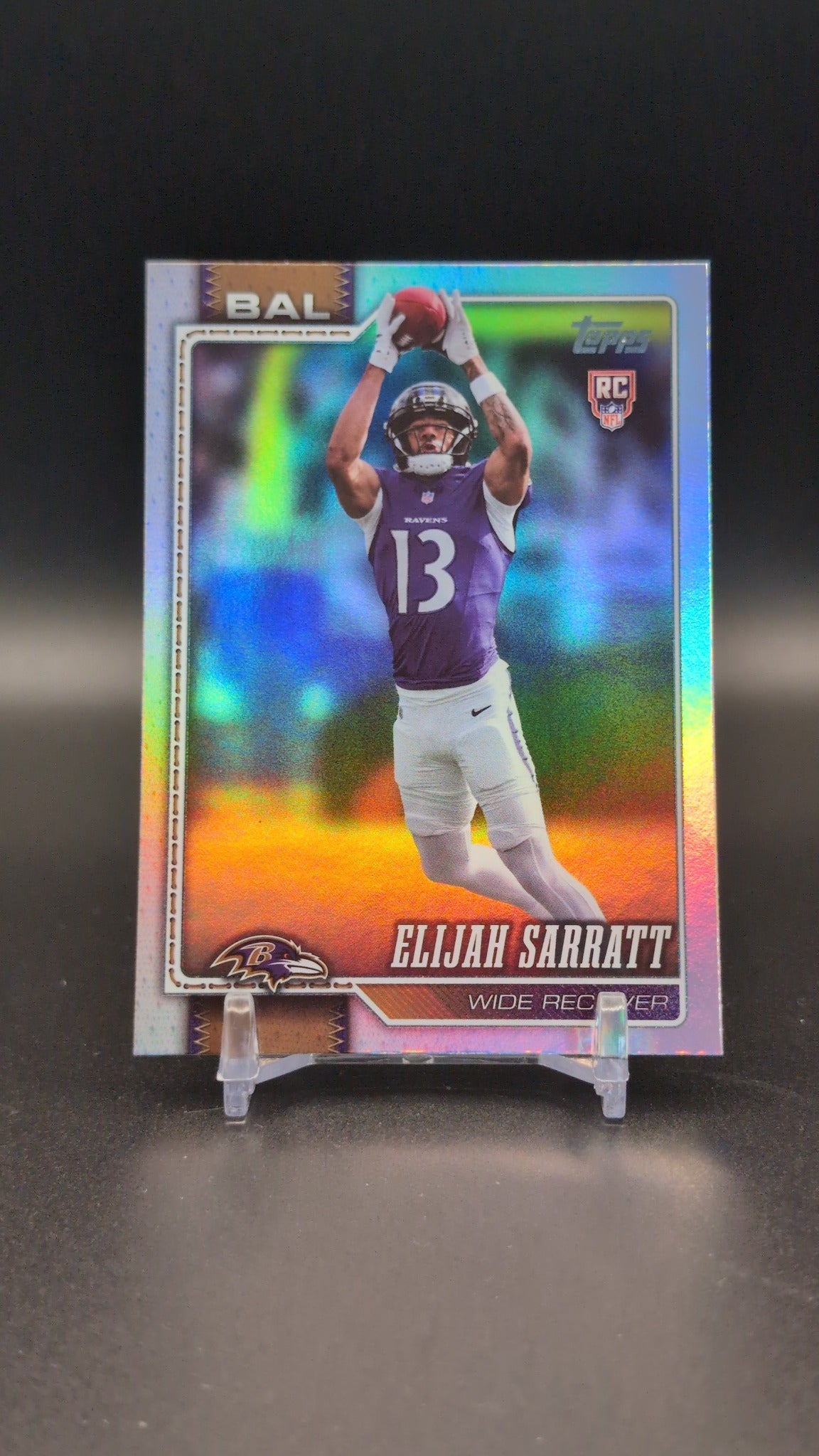 2026 Topps Flagship #329 Elijah Sarratt Rainbow Foil