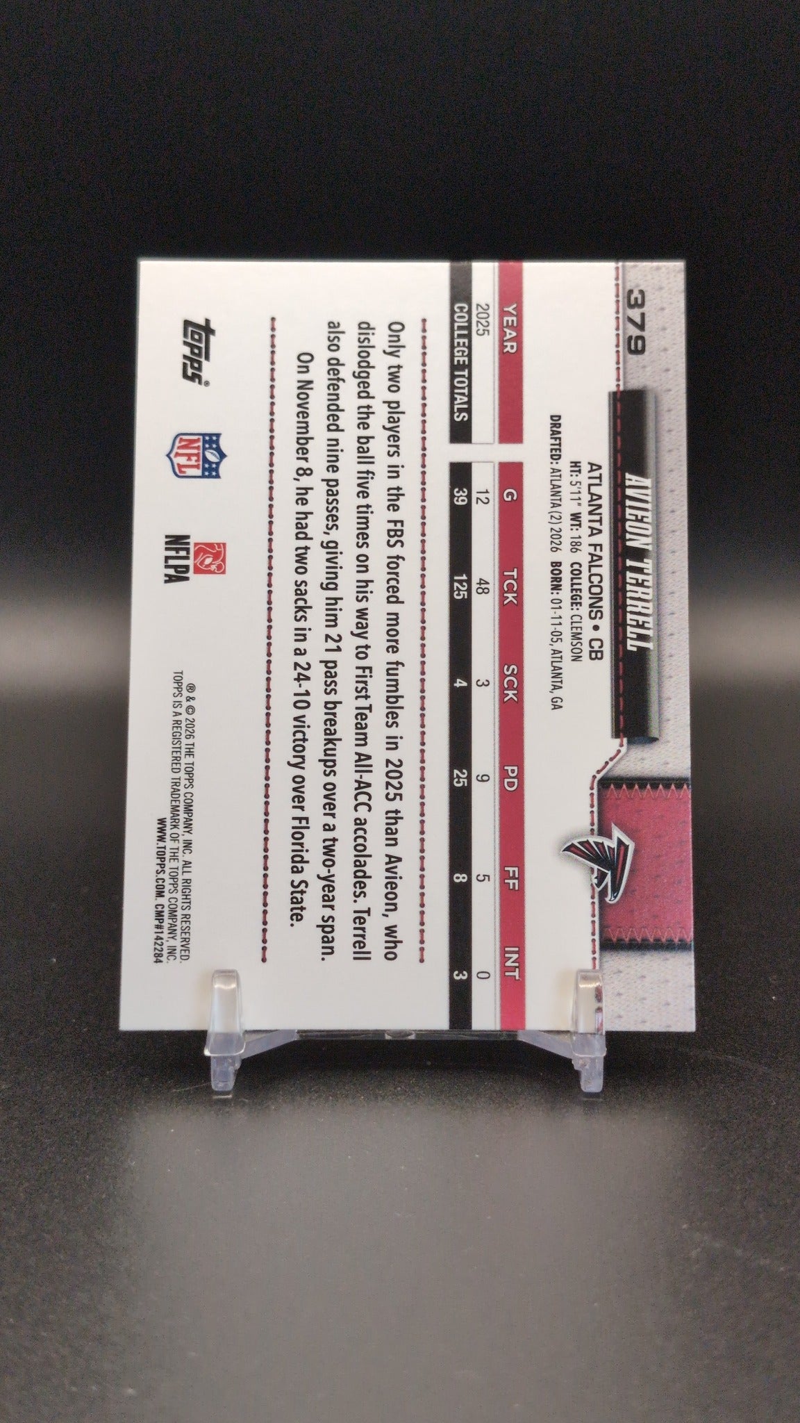 2026 Topps Flagship #379 Avieon Terrell Diamante Foil