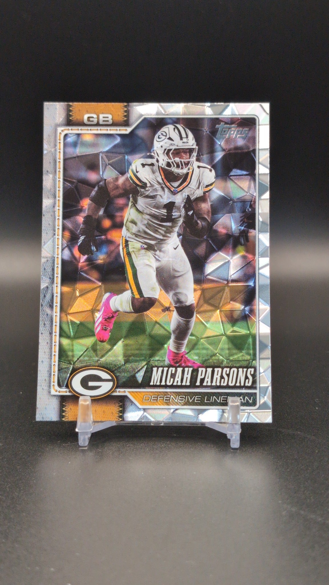 2026 Topps Flagship #72 Micah Parsons Diamante Foil