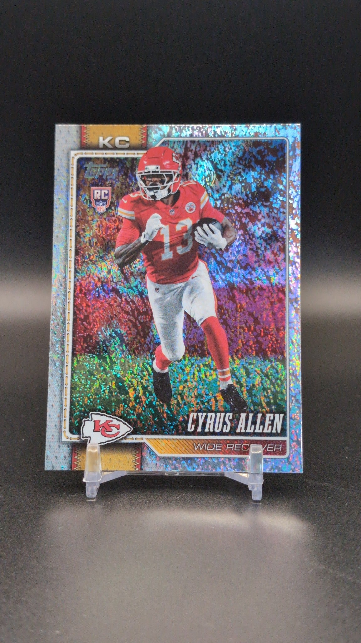 2026 Topps Flagship #382 Cyrus Allen Silver Crackle Foil