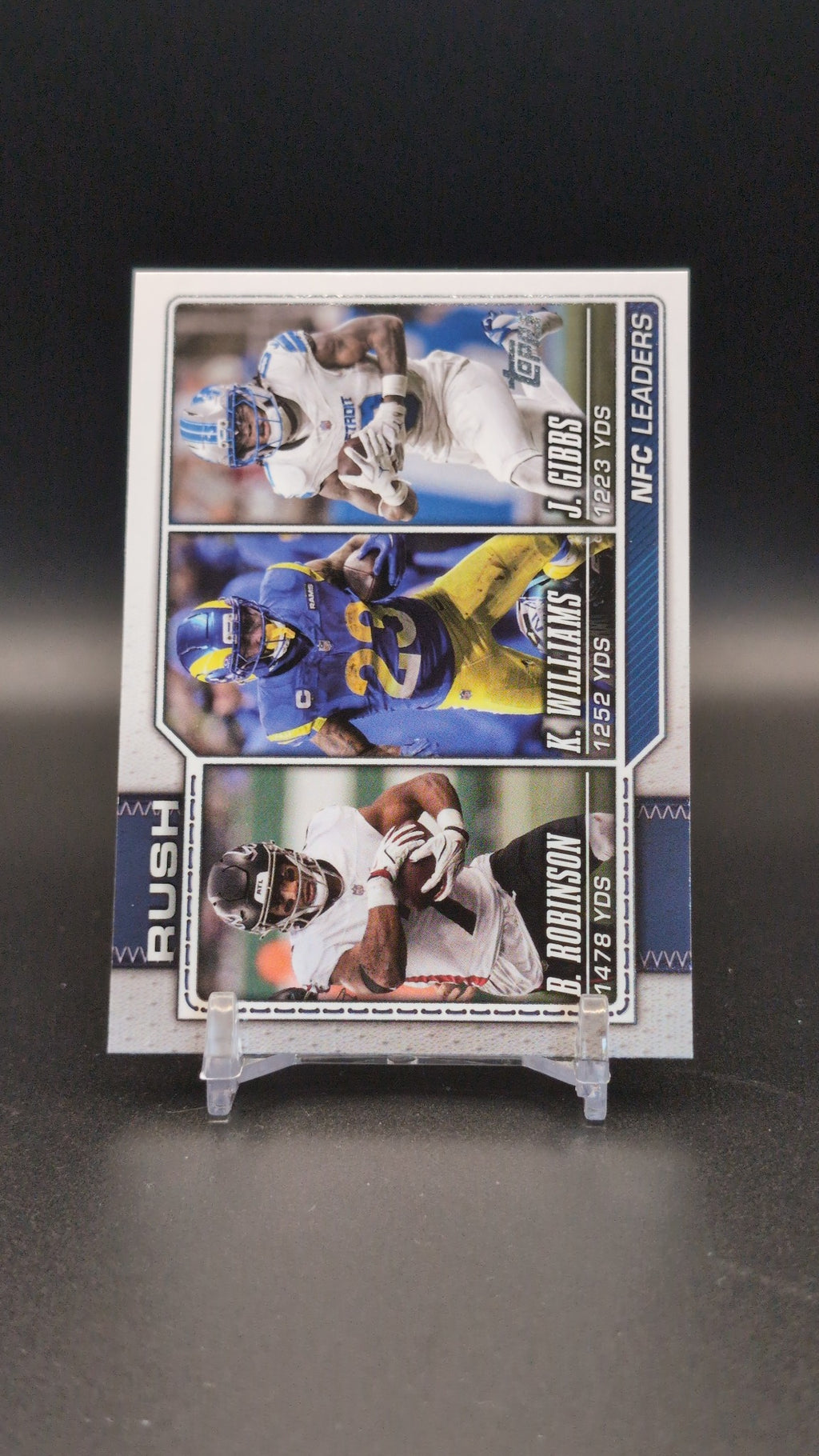 2026 Topps Flagship #285 NFC Rushing Leaders  Robinson Williams Gibbs