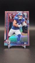 2025 Topps Chrome #331 Cam Skattebo Football Leather Refractor