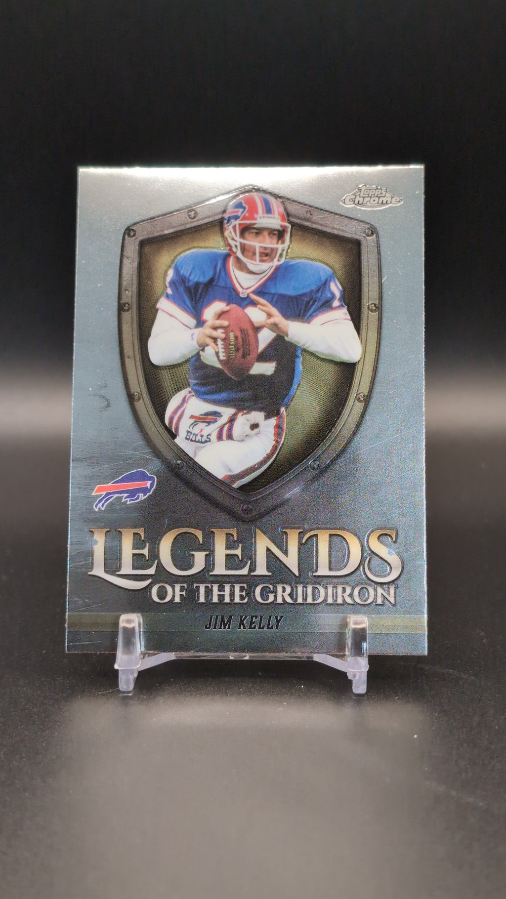2025 Topps Chrome #LOG-4 Jim Kelly Legends of the Gridiron