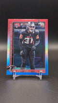 2025 Topps Chrome #393 Xavier Watts Red White and Blue Refractor