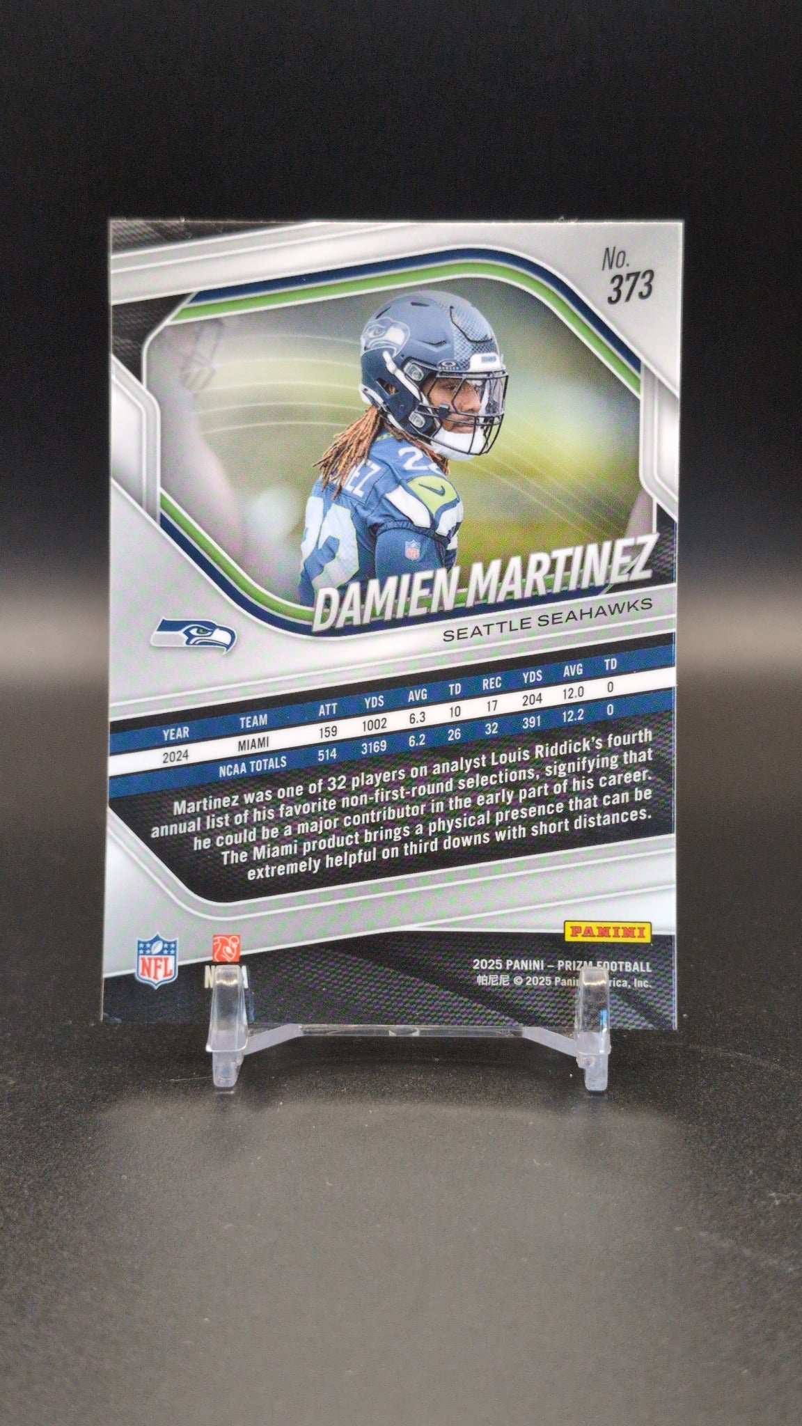 2025 Panini Prizm #373 Damien Martinez