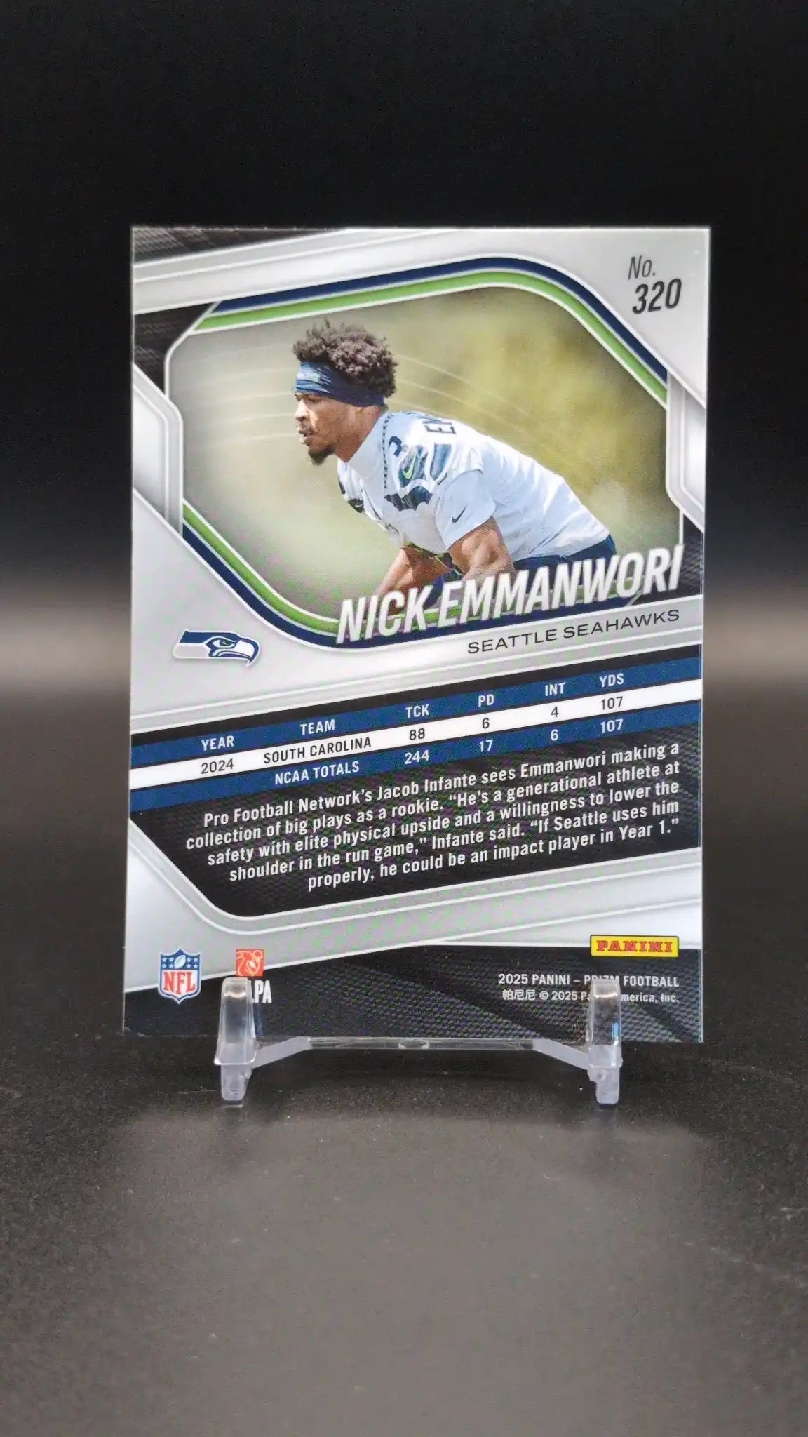2025 Panini Prizm #320 Nick Emmanwori