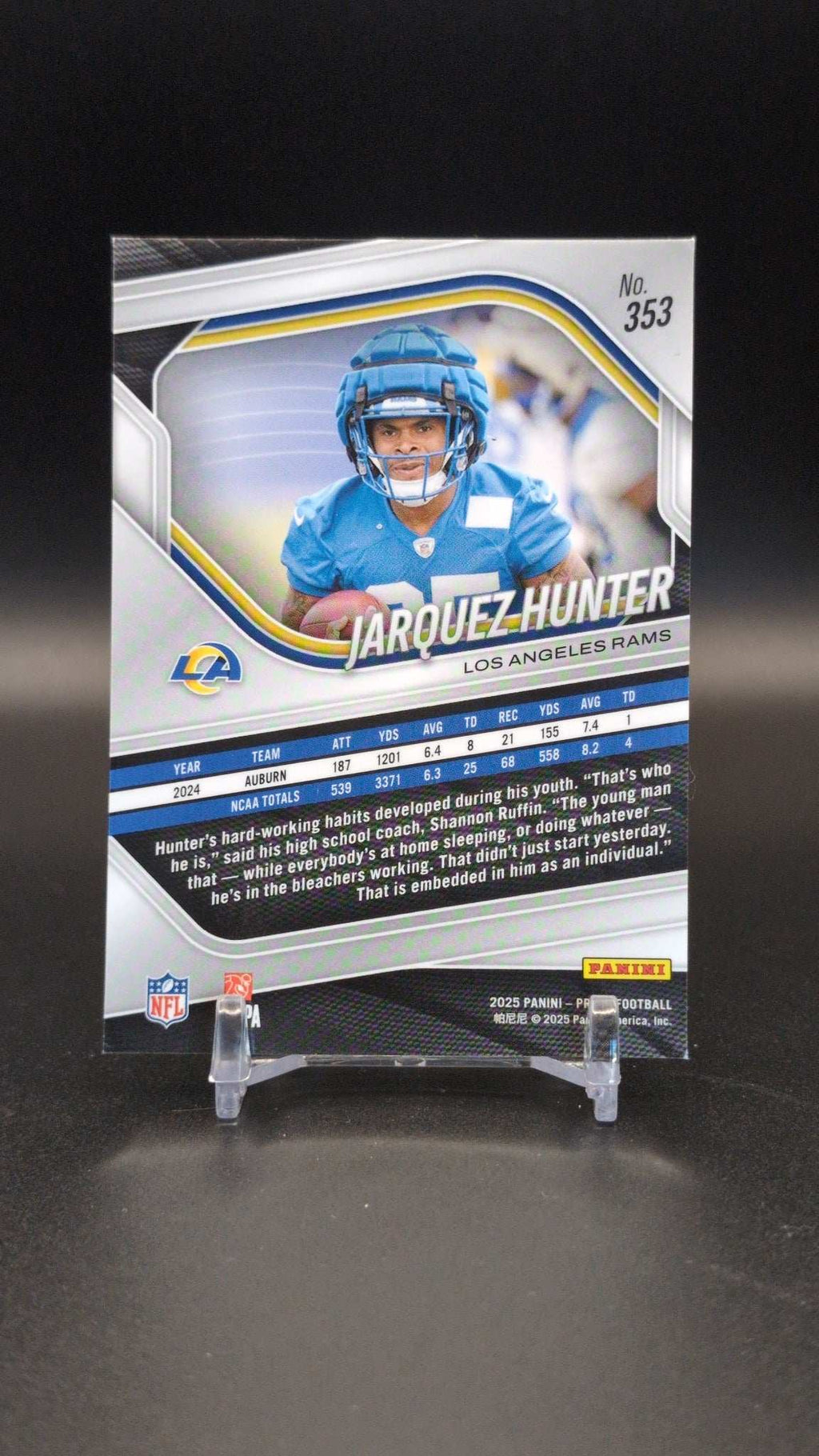 2025 Panini Prizm #353 Jarquez Hunter