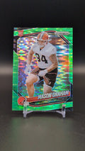 2025 Panini Prizm #354 Mason Graham Neon Green Pulsar