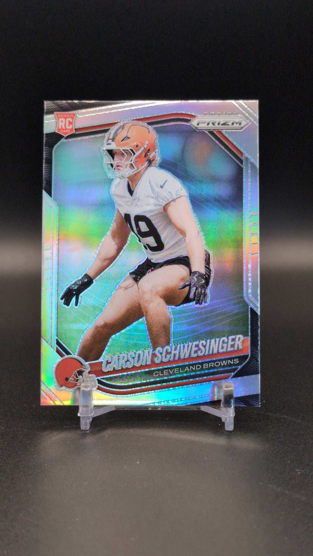 2025 Panini Prizm #384 Carson Schwesinger Silver