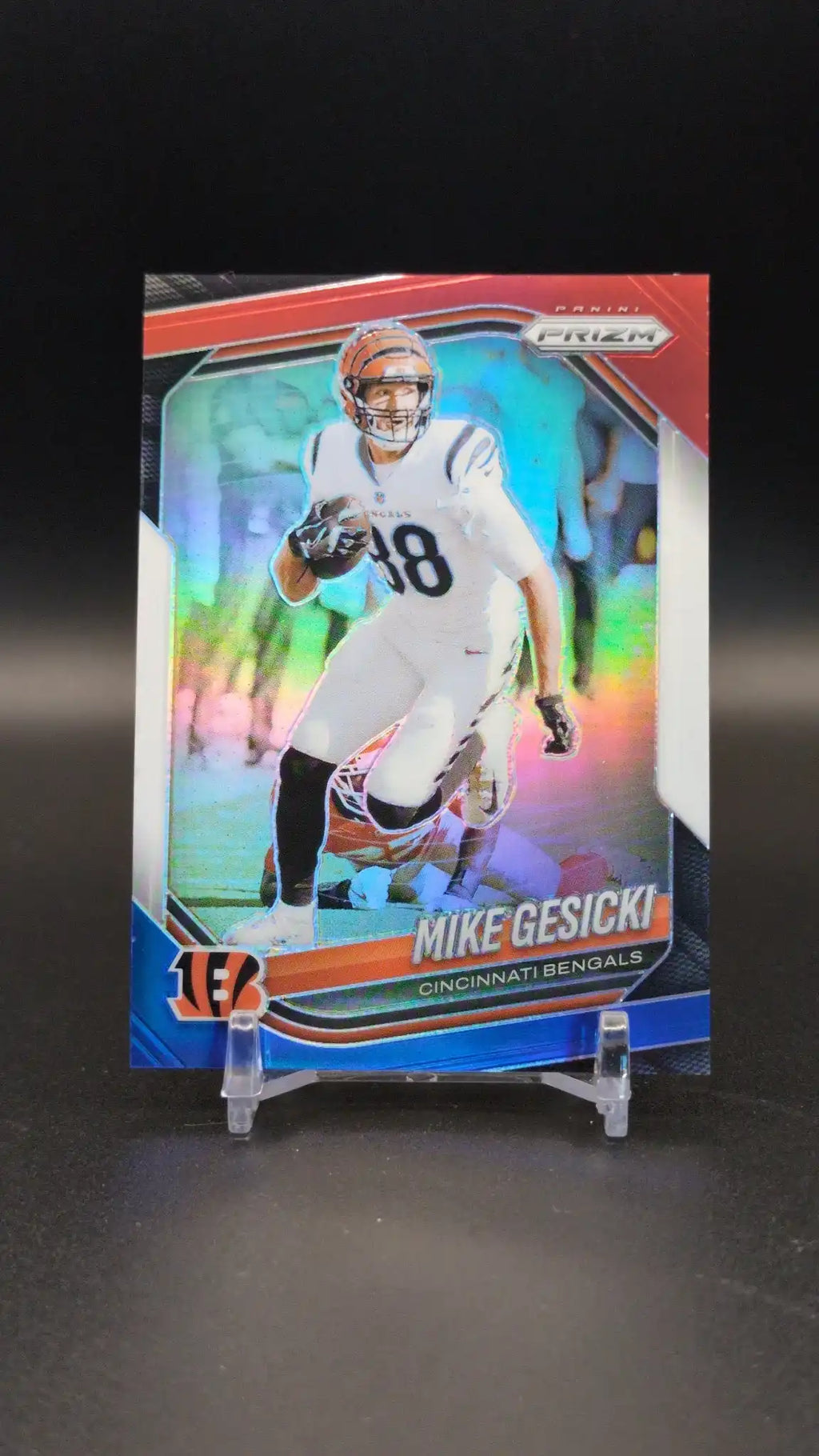2025 Panini Prizm #79 Mike Gesicki Silver