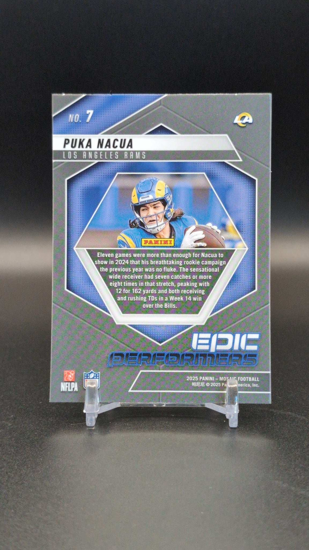 2025 Panini Mosaic #7 Puka Nacua Epic Performers