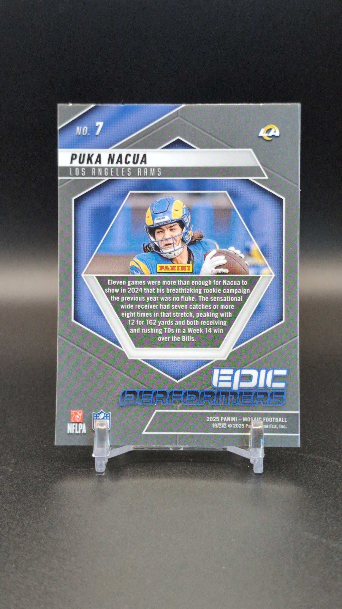 2025 Panini Mosaic #7 Puka Nacua Epic Performers