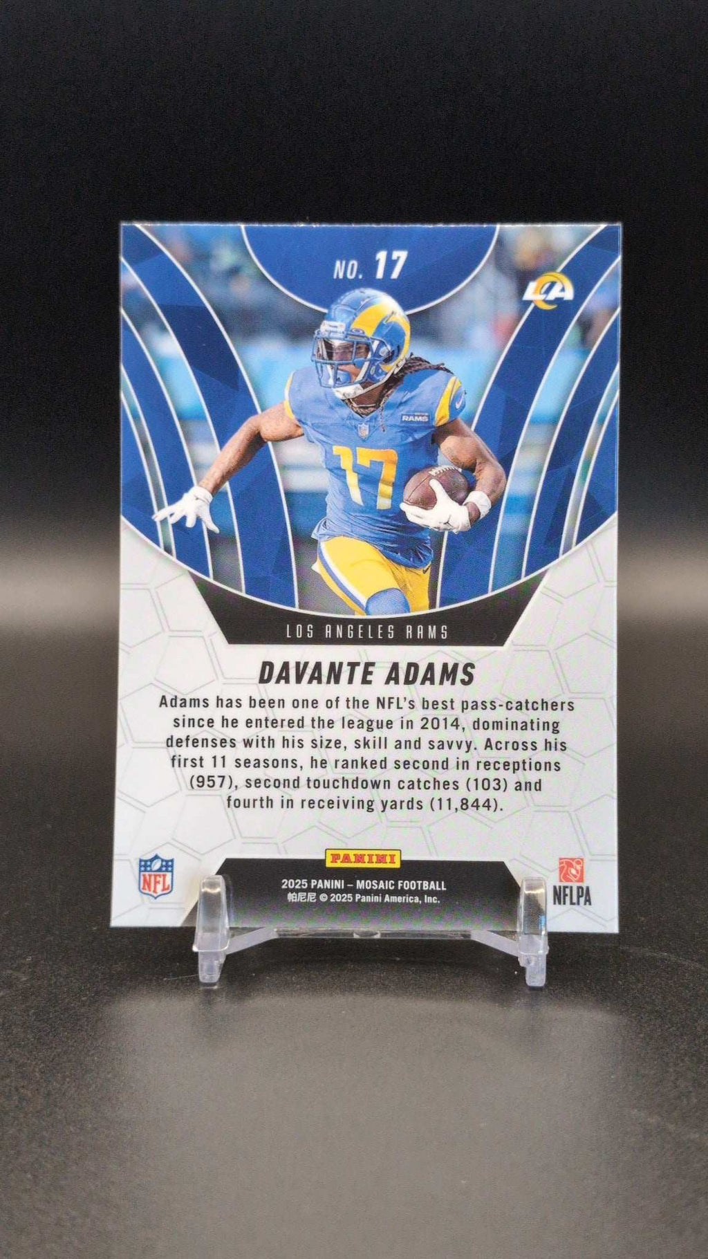 2025 Panini Mosaic #17 Davante Adams Elevate Mosaic