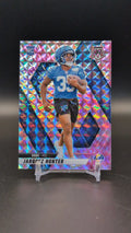 2025 Panini Mosaic #380 Jarquez Hunter Mosaic Camo Pink